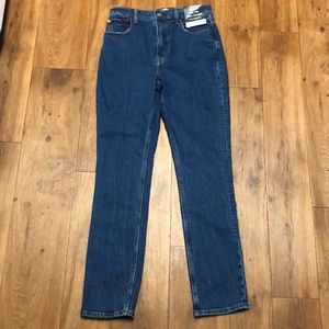 Abercrombie 90’s slim straight high rise jeans